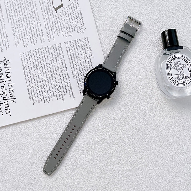 Dây Đeo Bằng Da Thật 20mm 22mm Cho Đồng Hồ Thông Minh Huawei Watch GT 2 3 Pro 46mm 42mm 46mm 2e
