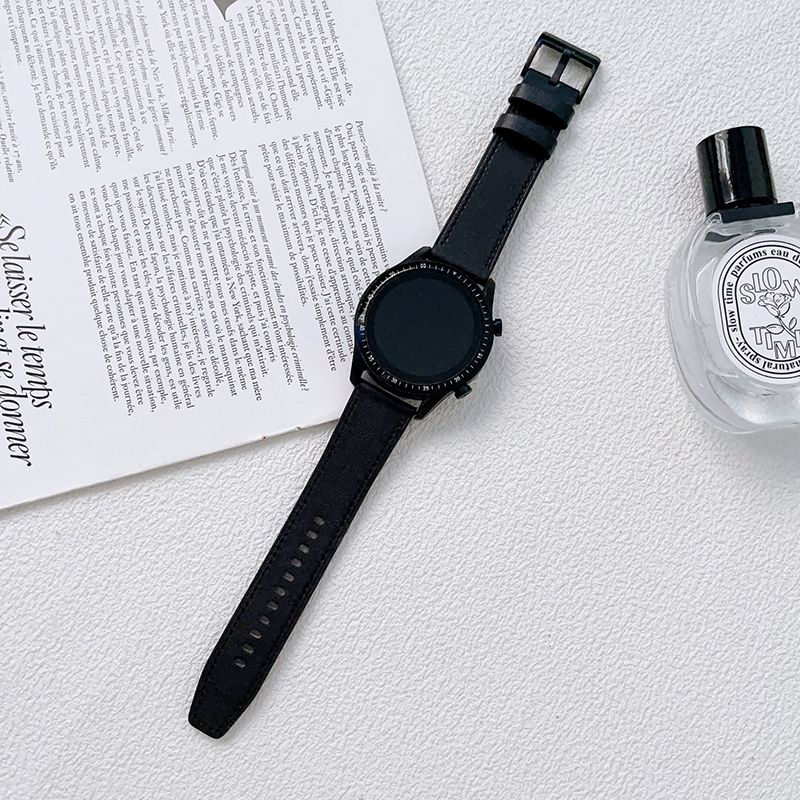 Dây Đeo Bằng Da Thật 20mm 22mm Cho Đồng Hồ Thông Minh Huawei Watch GT 2 3 Pro 46mm 42mm 46mm 2e
