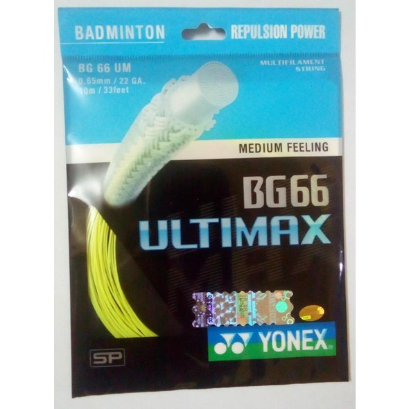 Phụ Kiện Màu Đen Siêu Bền 0.65mm Bg66Ultetimax Cho YONEX