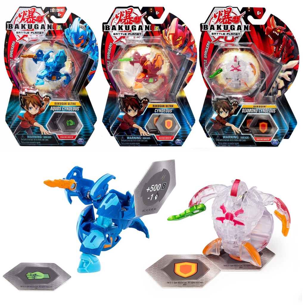 BAKUGAN - Đồ Chơi Robot Biến Hình Bakugan Battle Trong Suốt Phiên Bản Giới Hạn