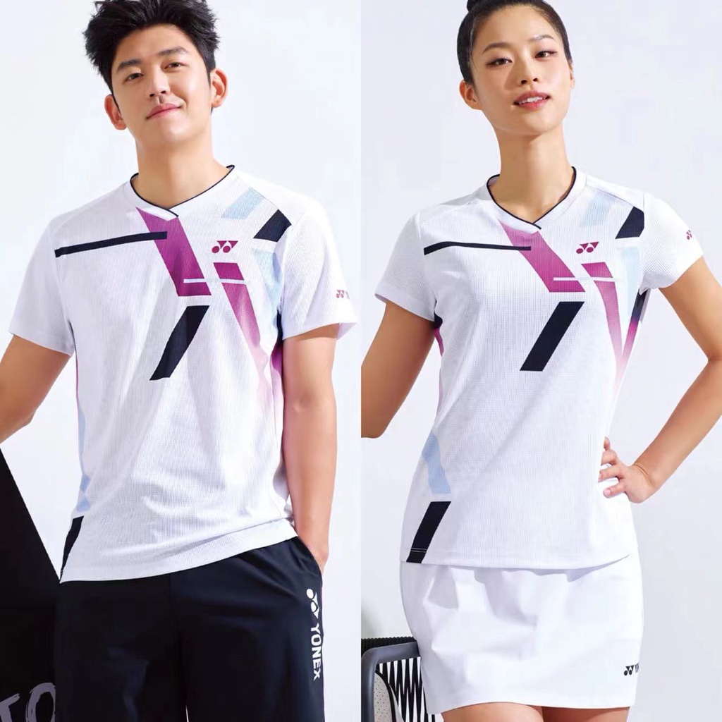 Áo Thun Thể Thao Cầu Lông Tay Ngắn Mau Khô Thoáng Khí Cho Nam Và Nữ YONEX