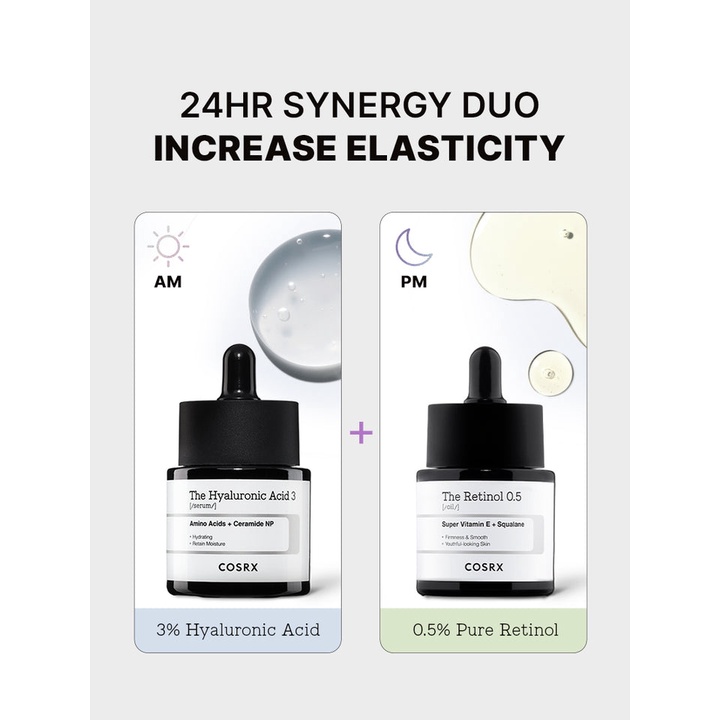 ✨Tinh Chất COSRX Dưỡng Ẩm Và Bộ Sưu Tập✨Kem Retinol 0.1✨Dầu Retinol 0.5✨Set 3 Serum Hyaluronic Acid Chất Lượng Cao✨Serum Niacinamide 15✨Serum Vitamin C 23 Dưỡng Da Chất Lượng Cao✨