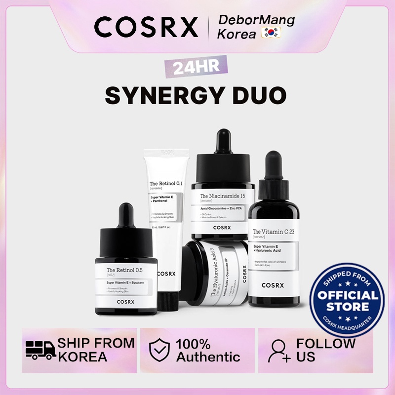 ✨Tinh Chất COSRX Dưỡng Ẩm Và Bộ Sưu Tập✨Kem Retinol 0.1✨Dầu Retinol 0.5✨Set 3 Serum Hyaluronic Acid Chất Lượng Cao✨Serum Niacinamide 15✨Serum Vitamin C 23 Dưỡng Da Chất Lượng Cao✨