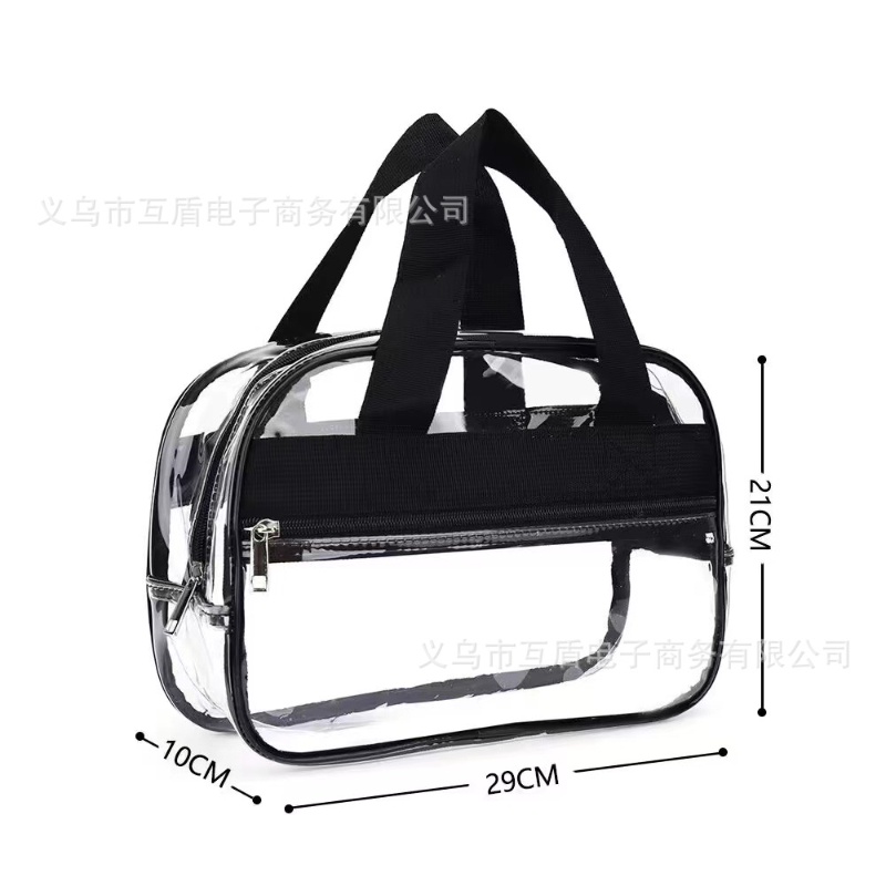 Túi Đựng Mỹ Phẩm Du Lịch Bằng PVC Trong Suốt Chống Thấm Nước Sức Chứa Lớn