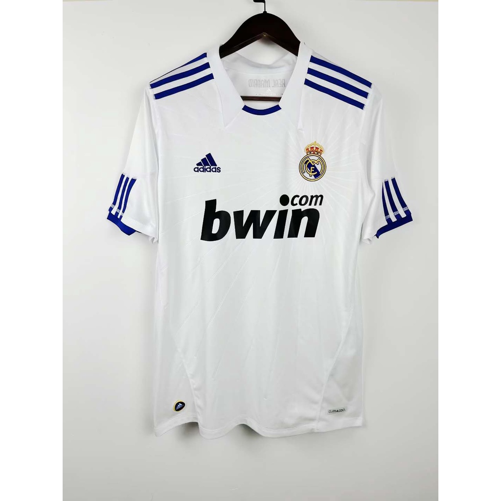 Áo Thun Tay Ngắn In Logo Real Madrid Size S-2XL 10-11