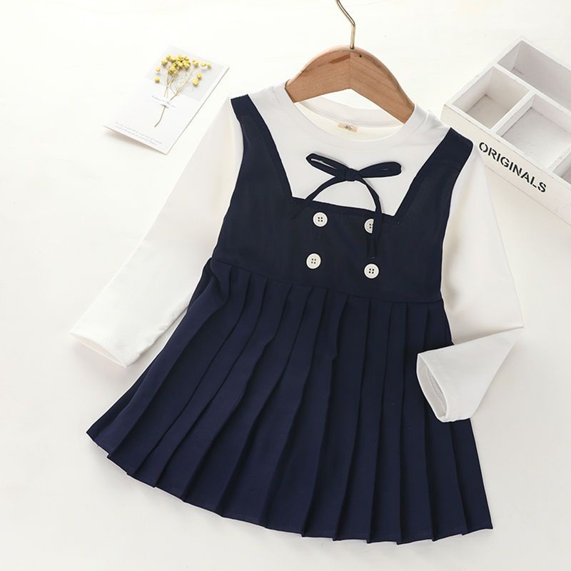 Đầm Ngắn Tay Xếp Ly Kiểu Công Chúa Đáng Yêu Dành Cho Bé Gái