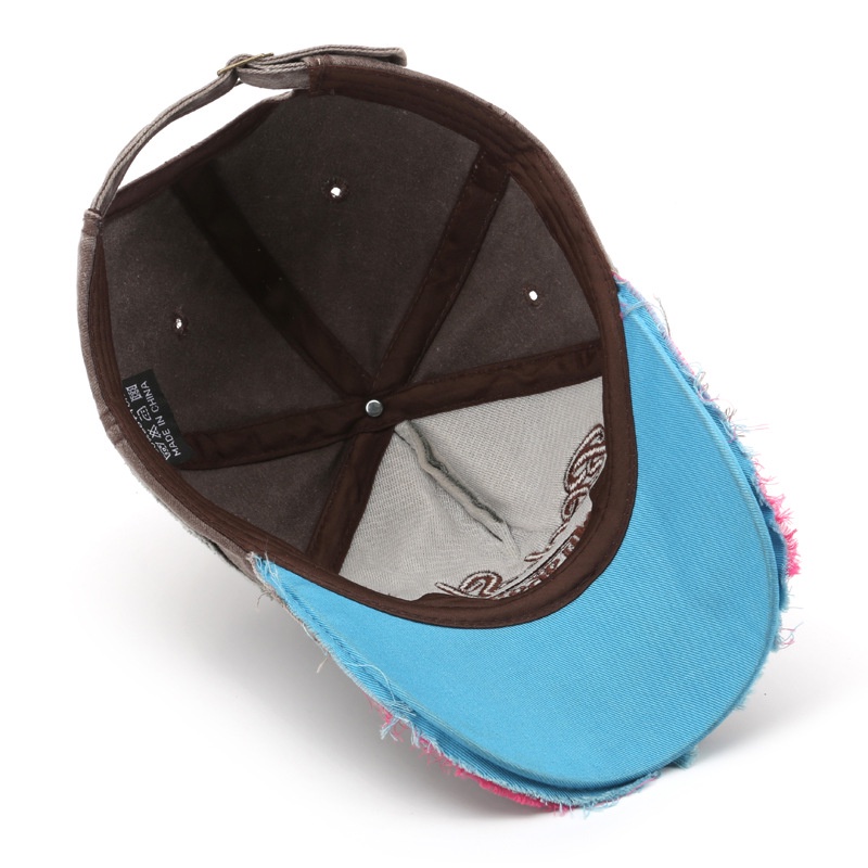 Mũ lưỡi trai OUTFLY thêu họa tiết chữ cái phong cách retro thời trang trẻ trung