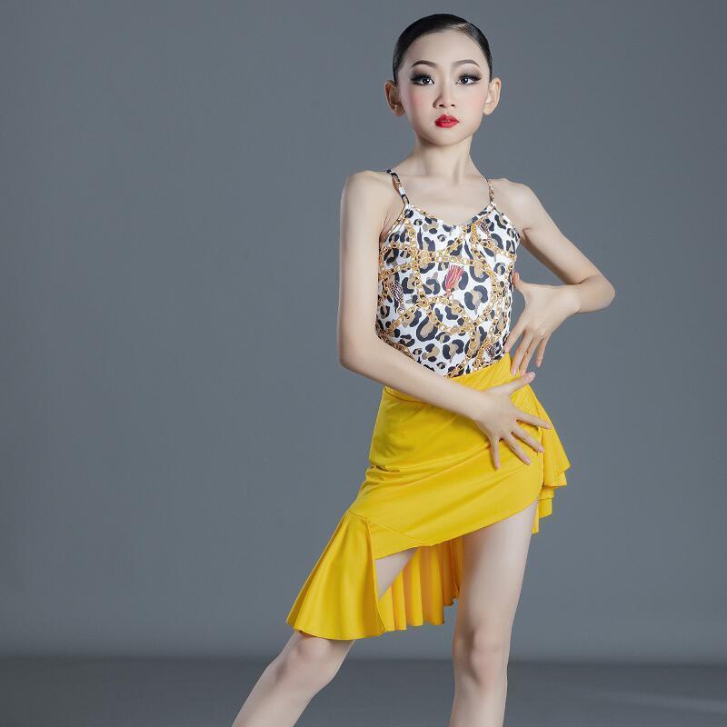 Đầm Khiêu Vũ Latin Chuyên Nghiệp Thời Trang Xuân Hè Cho Bé Gái