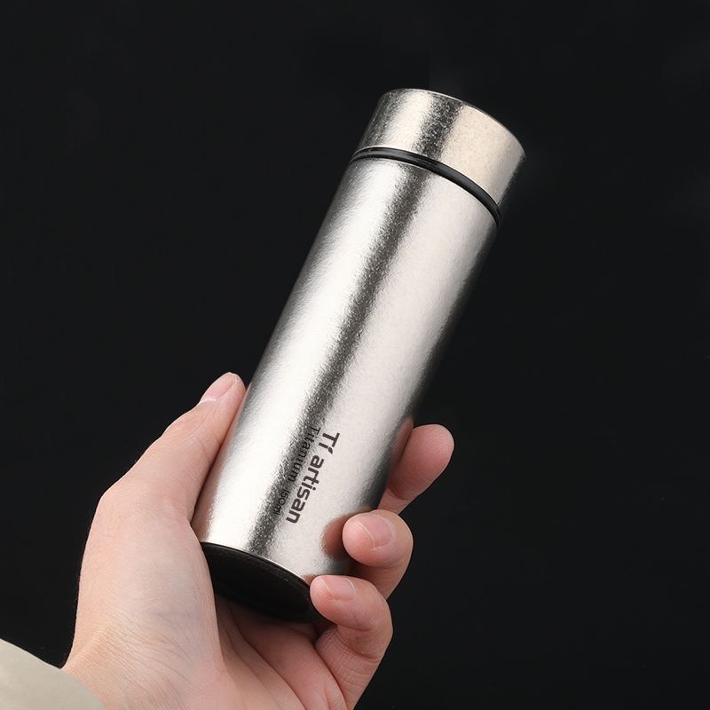 Cốc Giữ Nhiệt Hai Lớp Bằng Titan Nguyên Chất 00401VN 150ml Tiện Dụng Mang Theo Du Lịch / Cắm Trại