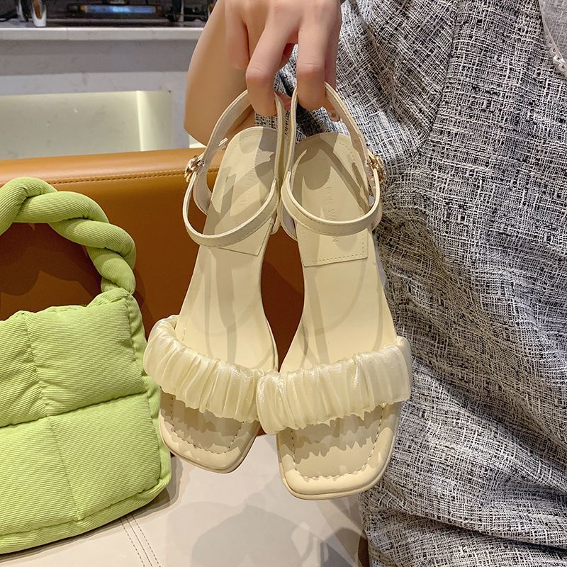 One Giày Sandal Cao Gót Chống Trượt Thời Trang Dành Cho Nữ