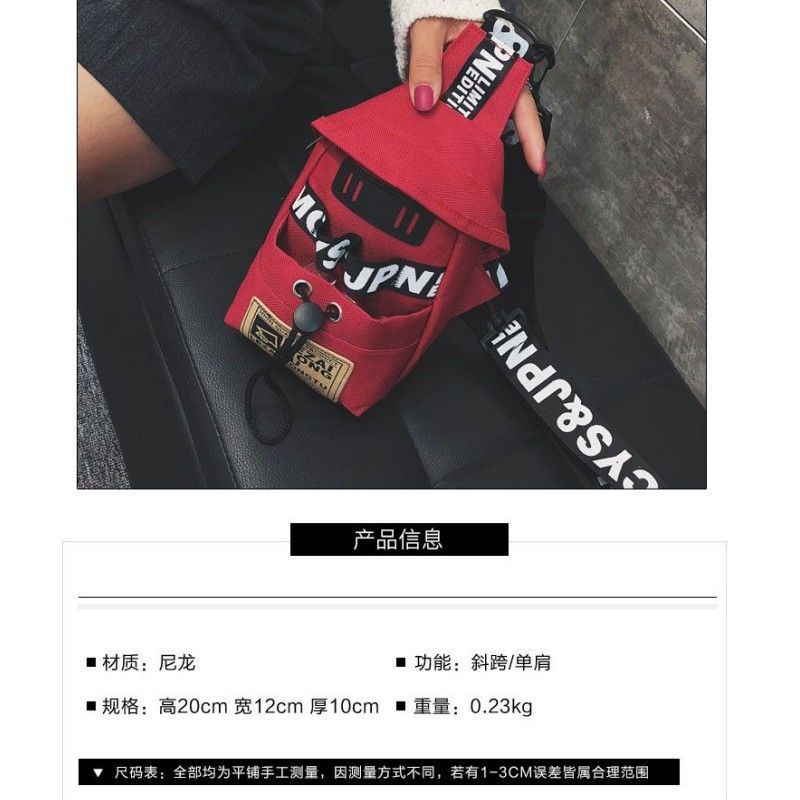 Túi Đeo Chéo Ngực Vải Oxford Nhỏ Gọn Nhẹ Đơn Giản Phiên Bản Hàn Quốc Mới