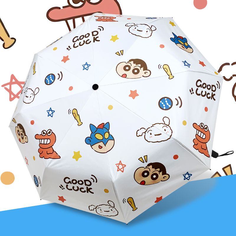Dù Gấp Tự Động Họa Tiết Hoạt Hình Xinh Xắn
