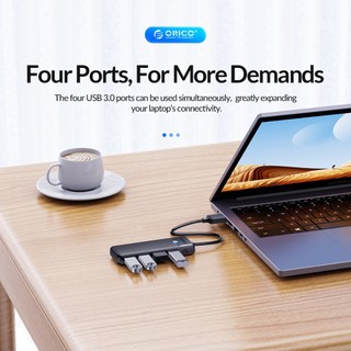 Orico USB 3.0 HUB Type C Bộ chia 4 cổng Bộ chuyển đổi USB HUB Dock mở rộng Bộ chuyển đổi OTG (PAPW4A)