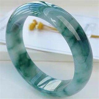 Vòng tay ngọc bích hạt sáp đá ngọc bích hình hoa nổi cho nữ