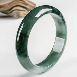 Vòng tay ngọc bích vòng tay ngọc bích myanmar màu xanh ngọc dầu hoa nổi làm quà