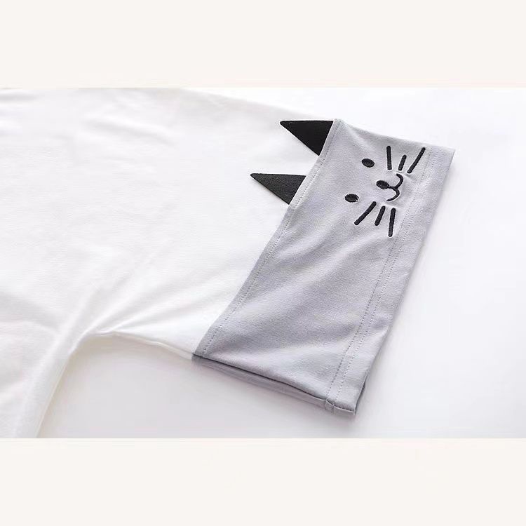 Áo Thun Tay Ngắn Dáng Rộng In Họa Tiết Hoạt Hình Phong Cách Nhật Bản Thời Trang Mùa Hè Cho Nữ