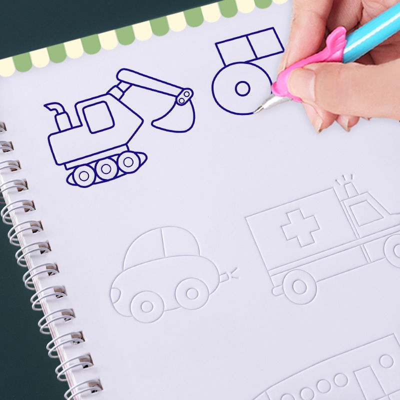 Bộ Sách Vẽ Tranh Cát Màu Đỏ Đơn Giản Cho Bé Mẫu Giáo✪4.7