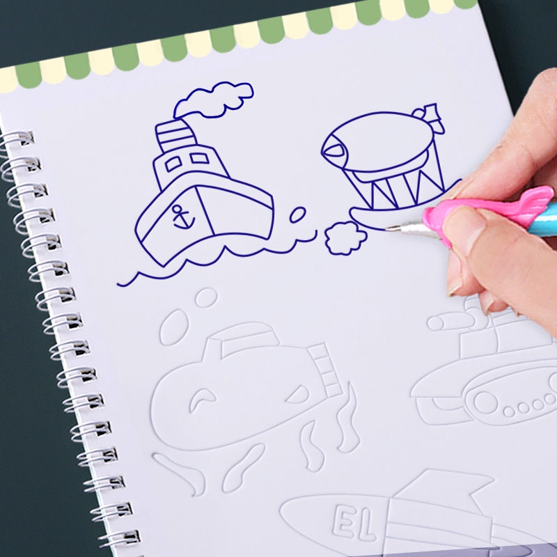 Bộ Sách Vẽ Tranh Cát Màu Đỏ Đơn Giản Cho Bé Mẫu Giáo✪4.7