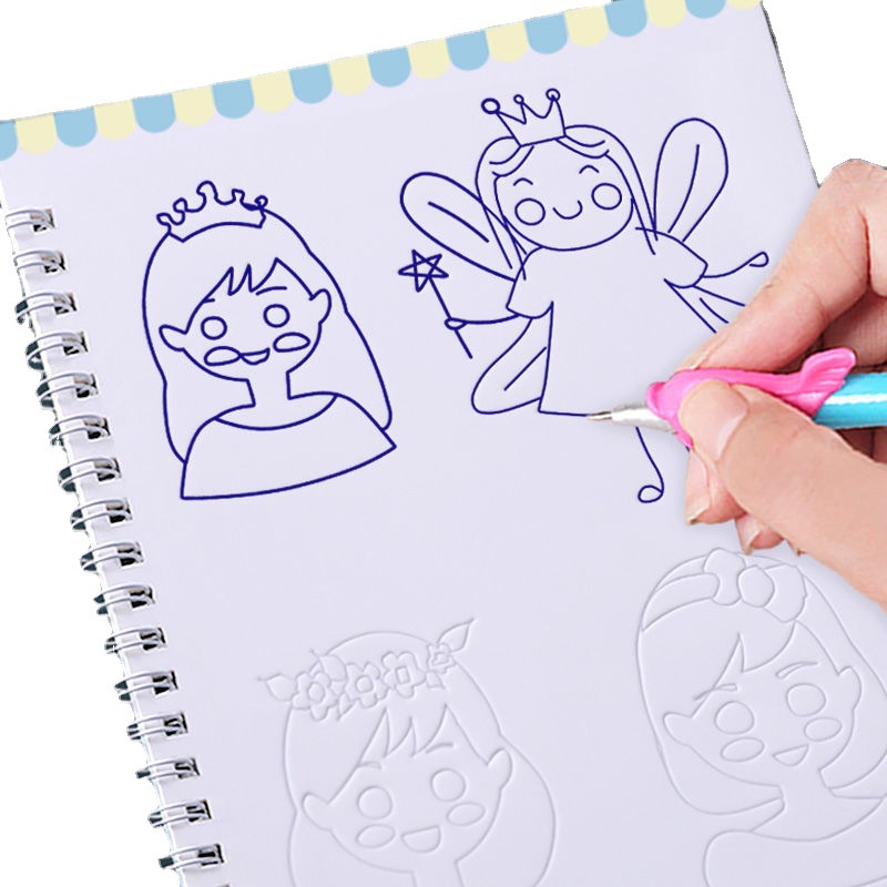 Bộ Sách Vẽ Tranh Cát Màu Đỏ Đơn Giản Cho Bé Mẫu Giáo✪4.7