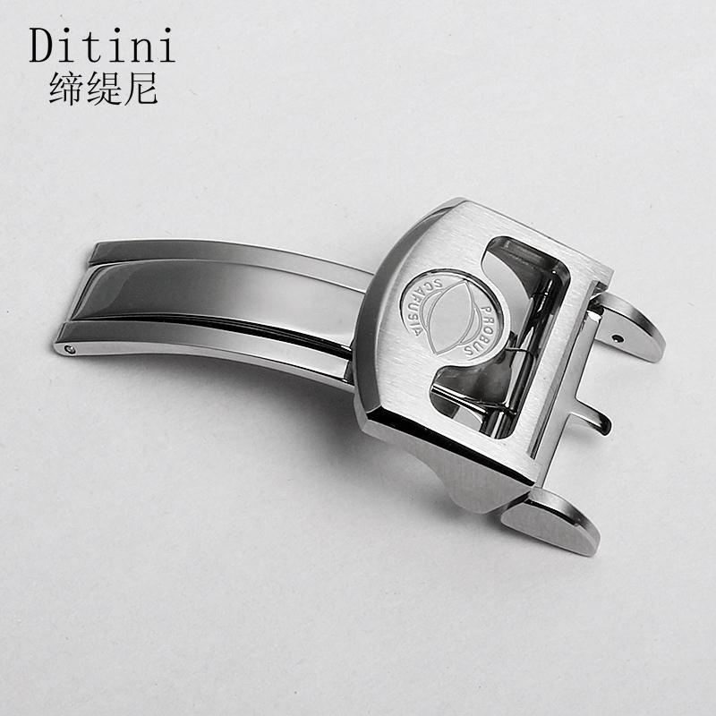 4/8✈Phụ Kiện Khóa Dây Đeo Đồng Hồ Bằng Thép 18mm Cho Nam Giới