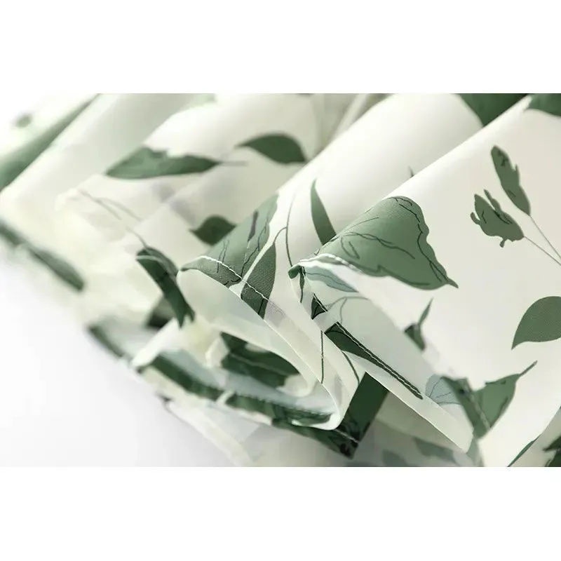 Chân Váy Chữ A Lưng Cao Co Giãn In Họa Tiết Phong Cách Mới Dành Cho Nữ