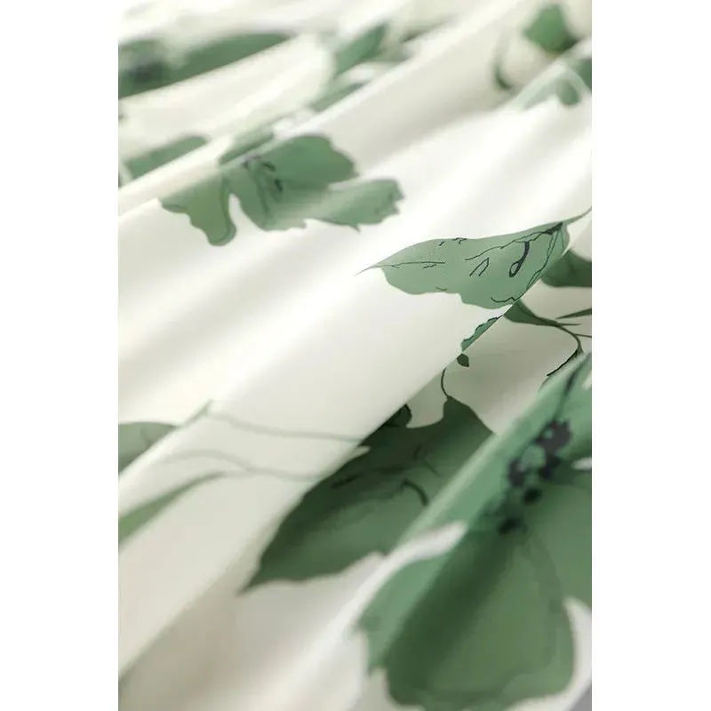 Chân Váy Chữ A Lưng Cao Co Giãn In Họa Tiết Phong Cách Mới Dành Cho Nữ