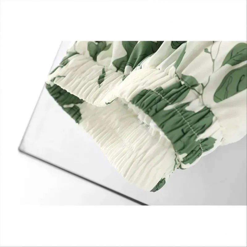 Chân Váy Chữ A Lưng Cao Co Giãn In Họa Tiết Phong Cách Mới Dành Cho Nữ