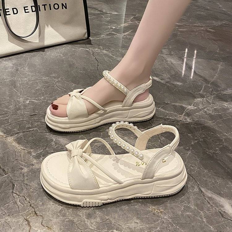 Sandal Hở Ngón Mùa Hè 2023 Phong Cách Mới Trọng Lượng Nhẹ Kích Thước 42 Cho Nữ