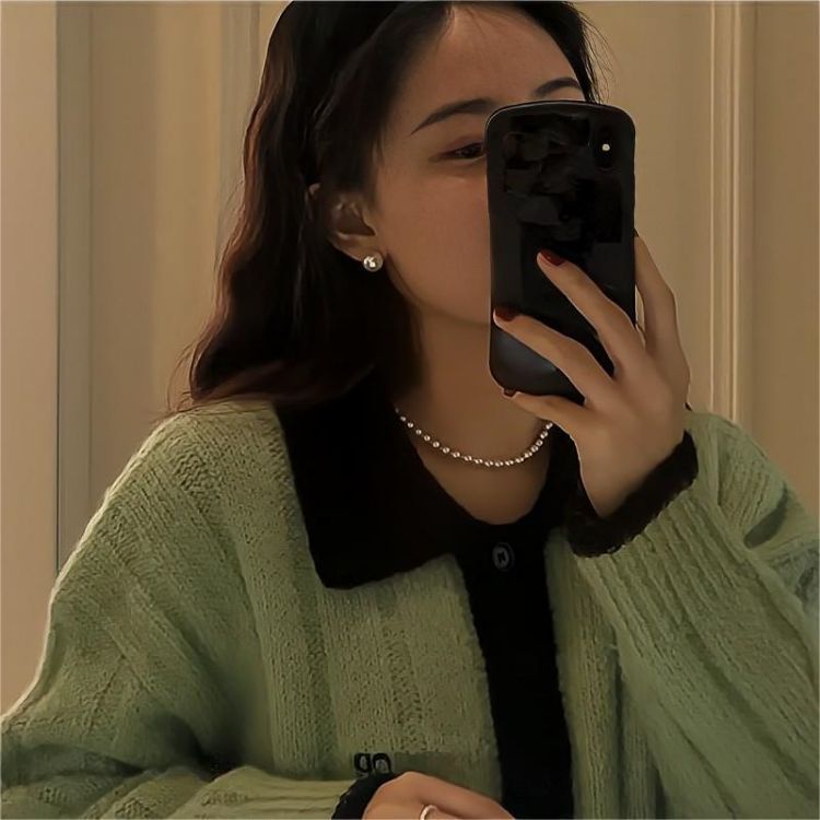 Xiaoxiang Bông Tai Ngọc Trai Bằng Bạc 925 Phong Cách Hàn Quốc Chất Lượng Cao