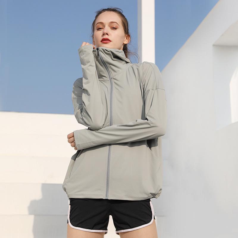 Áo Khoác Chống Nắng Upf50 + Bằng Lụa Lạnh Siêu Mỏng Chống Tia UV Phong Cách Mới Dành Cho Nam Nữ Hoạt Động Ngoài Trời