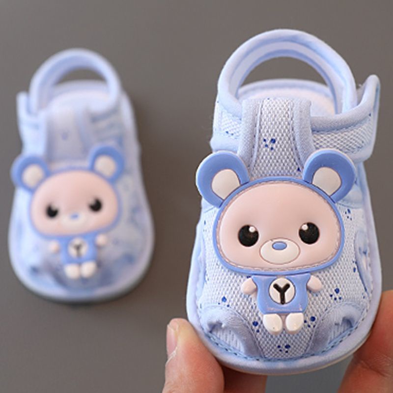 ✨Hàng Có Sẵn! Hộp Đựng Tai Nghe✨ Giày Sandal Khóa Dán Thời Trang Mùa Hè Dành Cho Bé Gái 0-1 Tuổi 6-12 Tháng Tuổi