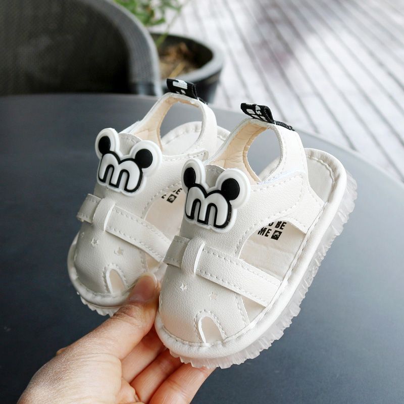 ✨Hàng Có Sẵn! Hộp Đựng Tai Nghe✨ Giày Sandal Đế Mềm Chống Trượt Phong Cách Mới Mùa Hè Cho Bé 0-1 Tuổi
