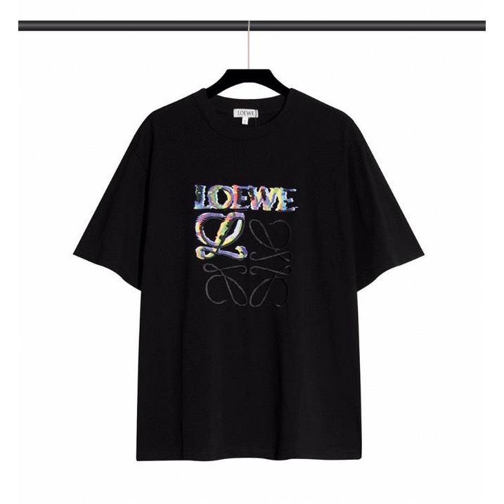 Áo Thun Tay Ngắn Chất Liệu Cotton Thêu Họa Tiết Nhiều Màu Sắc Phong Cách Mới Chất Lượng Cao Dành Cho Nam Nữ