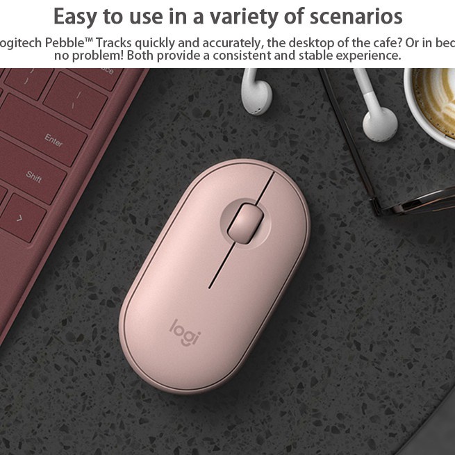 Chuột Bluetooth Không Dây Logitech M330 M350 1000DPI