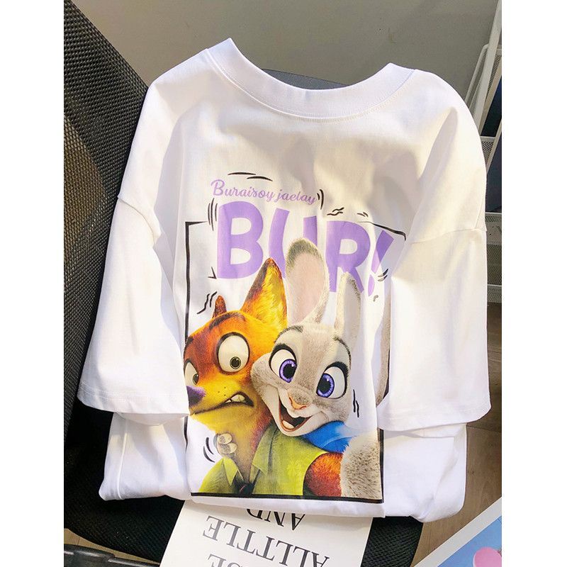 Áo Thun Tay Ngắn Dáng Rộng Chất Liệu Cotton Thời Trang Mùa Hè Cho Nữ 240KG