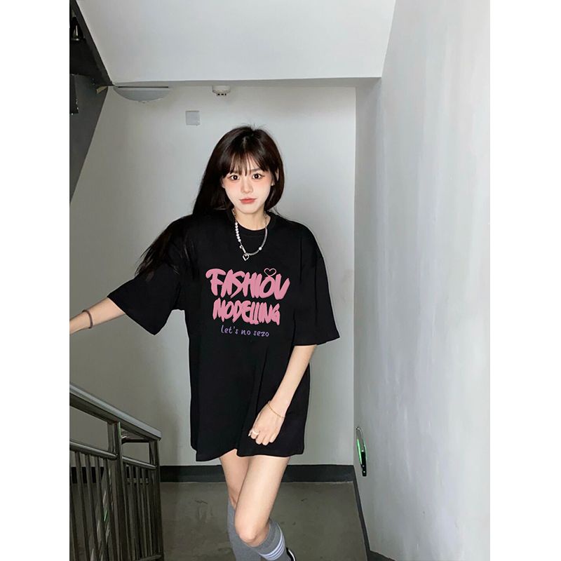 Áo Thun 100% Cotton Tay Ngắn Phong Cách Thời Trang Đường Phố Cho Nam Và Nữ