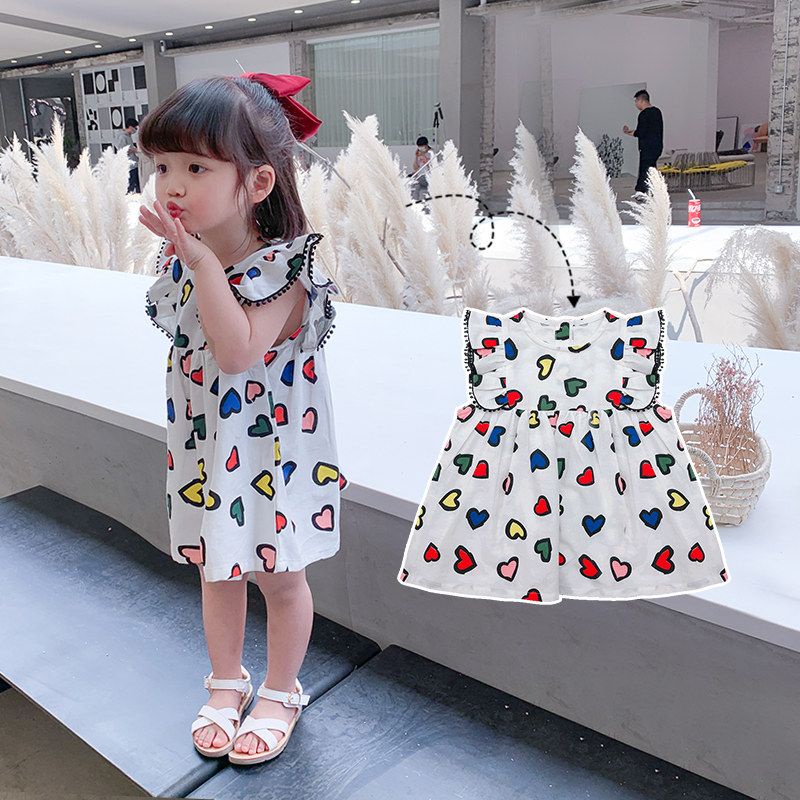 Đầm Công Chúa Cotton Tay Dài Phong Cách Hàn Quốc Thời Trang Xuân Hè 2023 Dành Cho Bé Gái