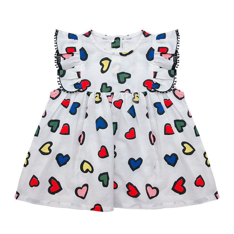 Đầm Công Chúa Cotton Tay Dài Phong Cách Hàn Quốc Thời Trang Xuân Hè 2023 Dành Cho Bé Gái