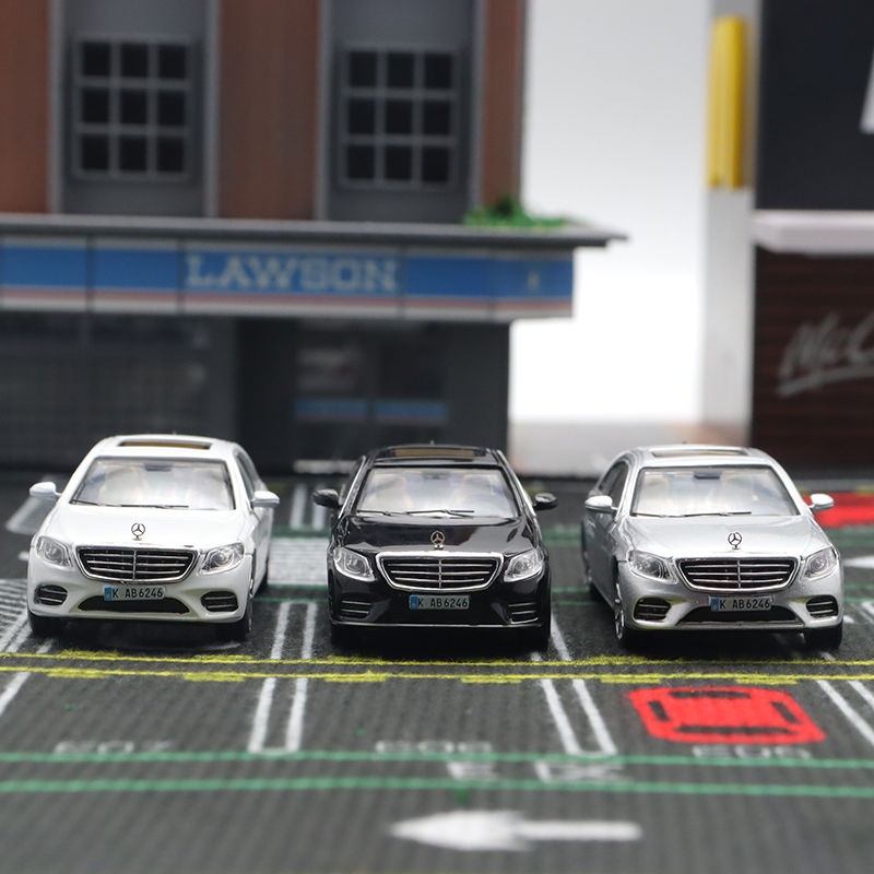 Mô Hình Xe Hơi benz s450 350 w222 s-class Bằng Hợp Kim Tỉ Lệ 1: 64