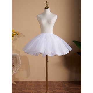 Chân Váy Xòe Hai Lớp Vải Satin Phong Cách lolita