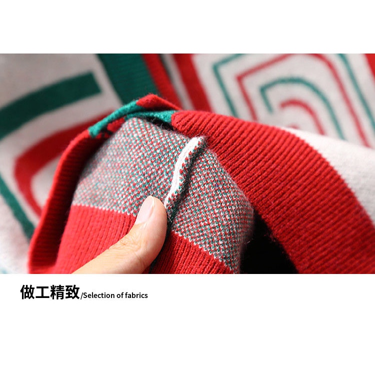 Hàng Mới Về Mới Áo Khoác Len Cardigan Dệt Kim Cổ Tròn Dáng Ngắn Thời Trang Mùa Xuân 2023 Cho Bé Trai Và Bé Gái