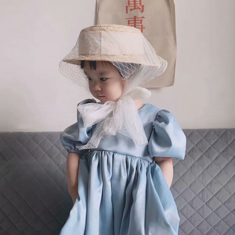 Hàng Có Sẵn Mũ Thần Tiên! Mũ Cói Chống Nắng Phong Cách Mori Hàn Quốc Ngọt Ngào Cho Bé Gái