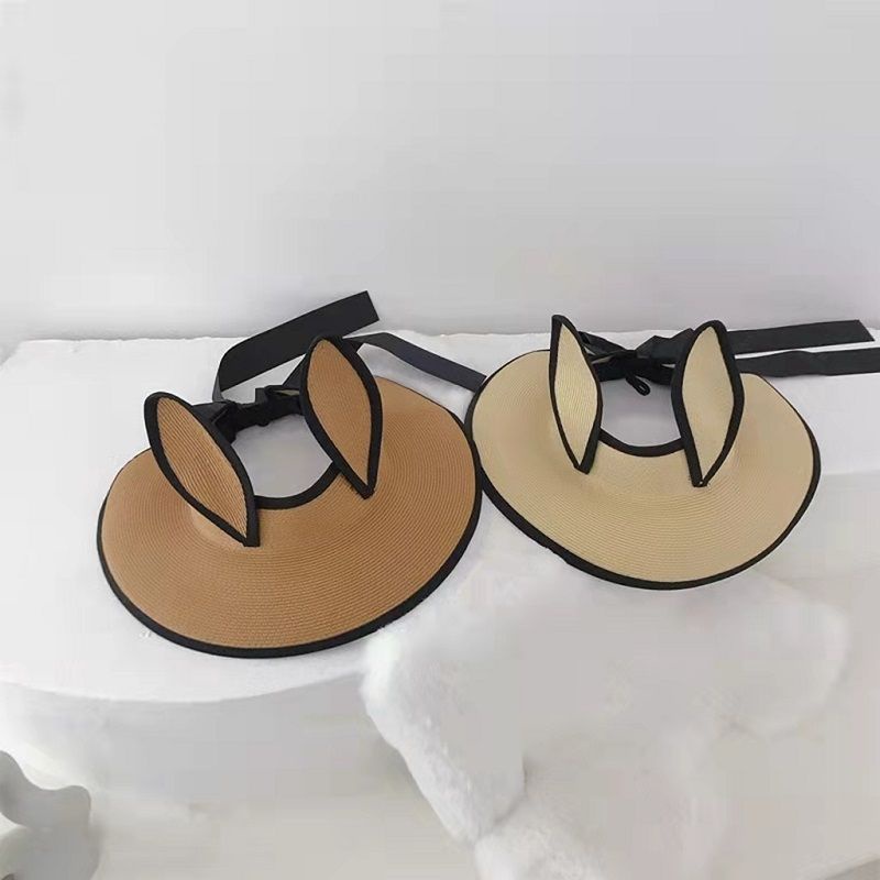 Nón Cối Vành Rộng Hở Chóp Chống Nắng Thời Trang Đi Biển Mùa Hè Phong Cách Hàn Quốc Cho Bé Trai Và Gái