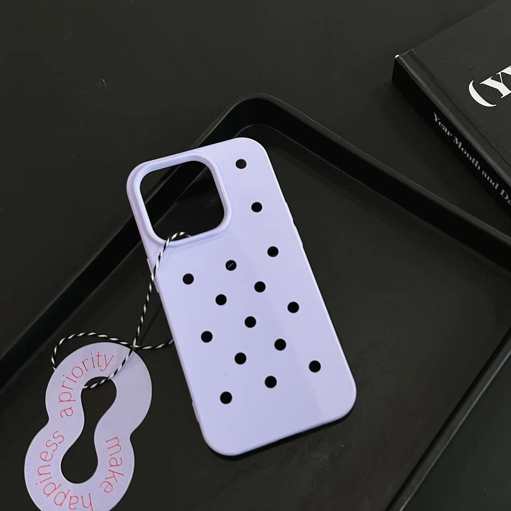 Ốp Điện Thoại Siêu Mỏng Màu Trơn Thiết Kế Lỗ Làm Mát Chống Rơi Cho iPhone 13 12 11 14promax 13pro 12