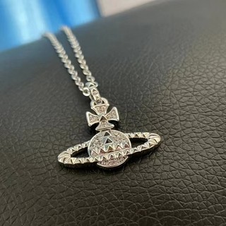Vivienne West wood Vòng Cổ Đinh Tán Bằng Gỗ Đính Đinh Tán Phong Cách Punk Cổ Điển