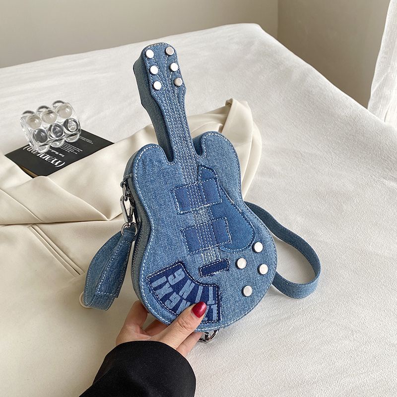 Túi Denim Đeo Chéo Ngực Phong Cách Mới 2023 Chất Lượng Cao Sáng Tạo Vui Nhộn