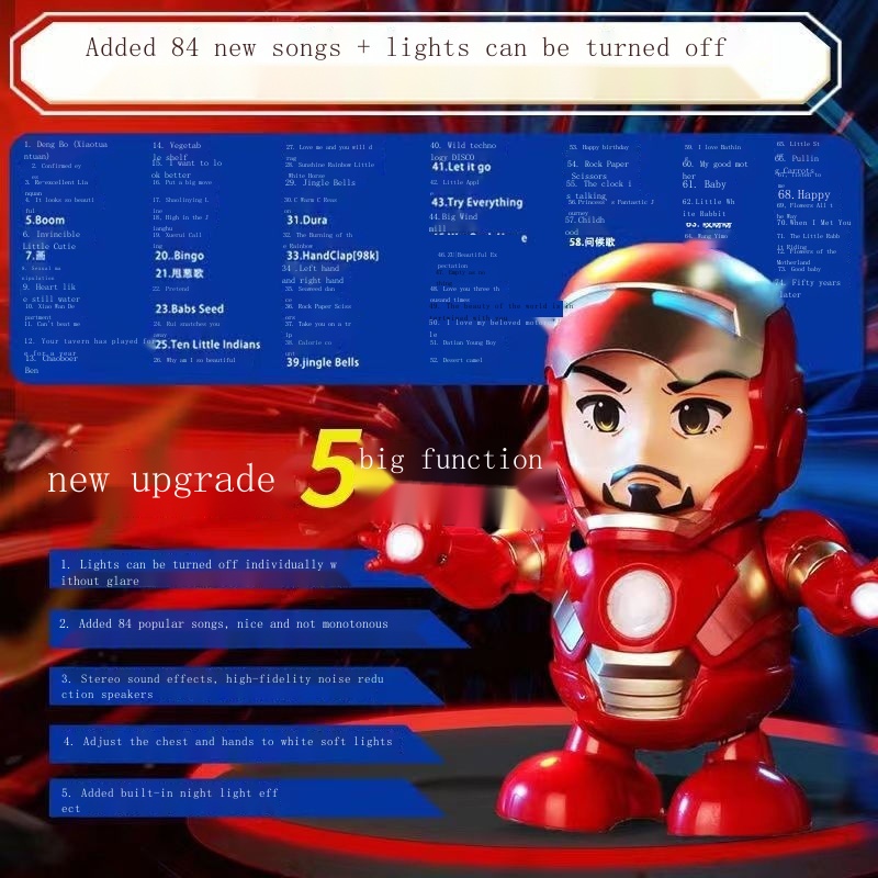Đồ Chơi robot Nhảy Múa Phát Sáng Độc Đáo Cho Bé 1-6 Tuổi