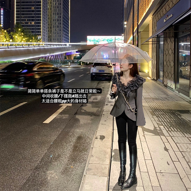 [Phiên Bản Cao Cấp] Thời Trang Người Không Thể Mặc Quần Nén / Quần Dài Eo Gấp Gọn Màu Đen Nhẹ Nhàng