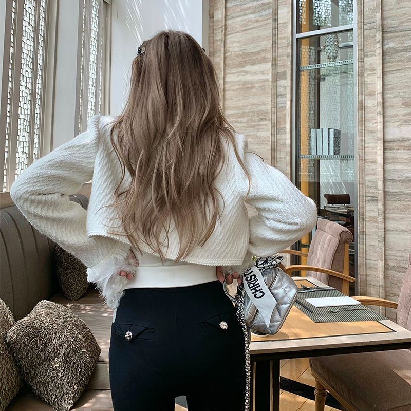 Quần Ống Loe Màu Đen Nhẹ Nhàng Thời Trang Cho Người Lớn Không Thể Gấp Lại / Thiết Kế Eo Gấp