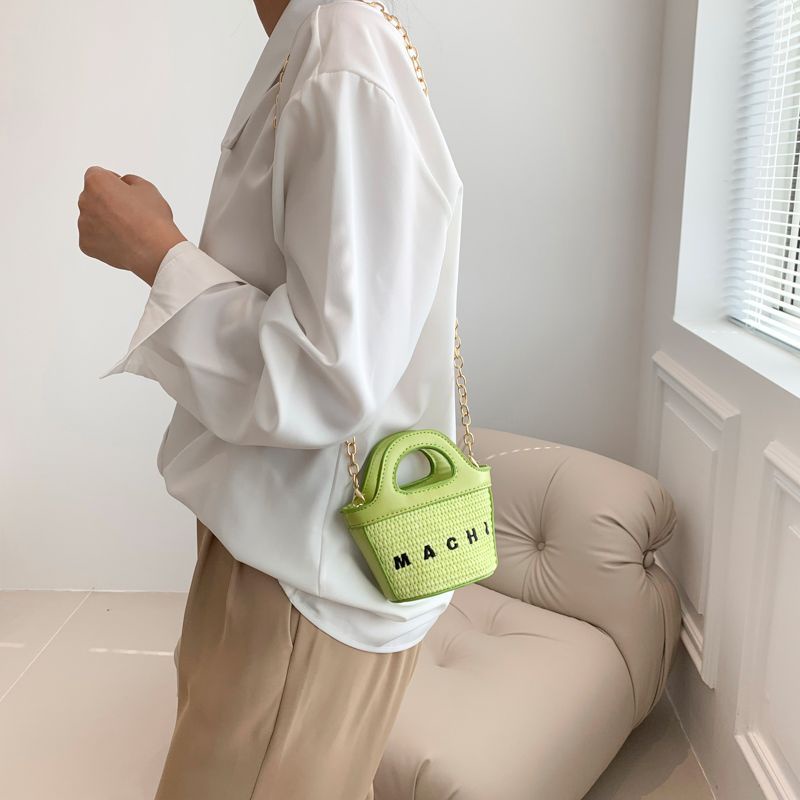 Túi Đeo Vai Đan Rơm Phong Cách Hàn Quốc Chất Lượng Cao Thời Trang Mùa Hè Mới Cho Bé Gái